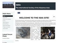 Tablet Screenshot of iska.gr